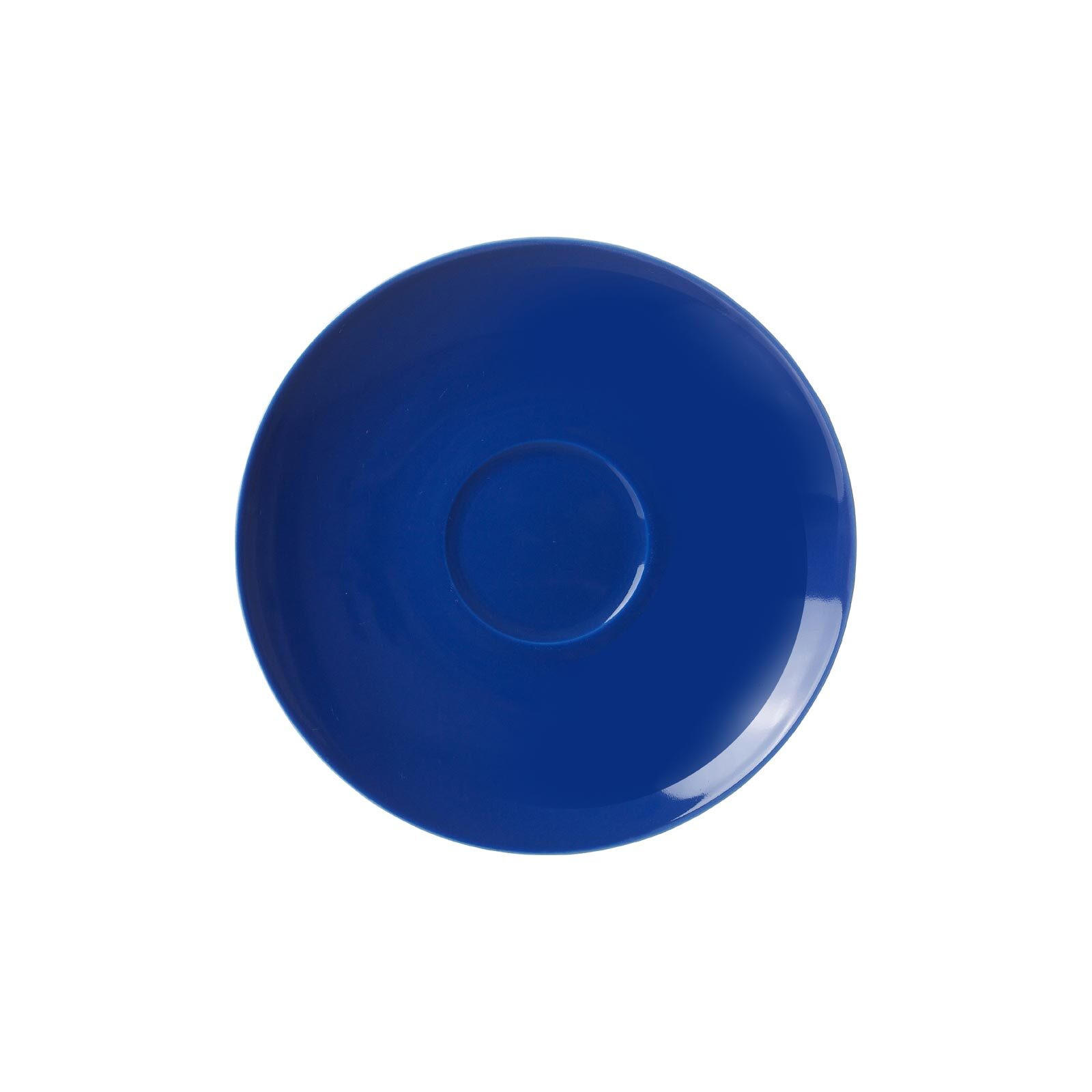 KAFFEEUNTERTASSEN Doppio Indigo Blau ø 16 cm 6er Set - Blau, Keramik (16cm) - Ritzenhoff Breker