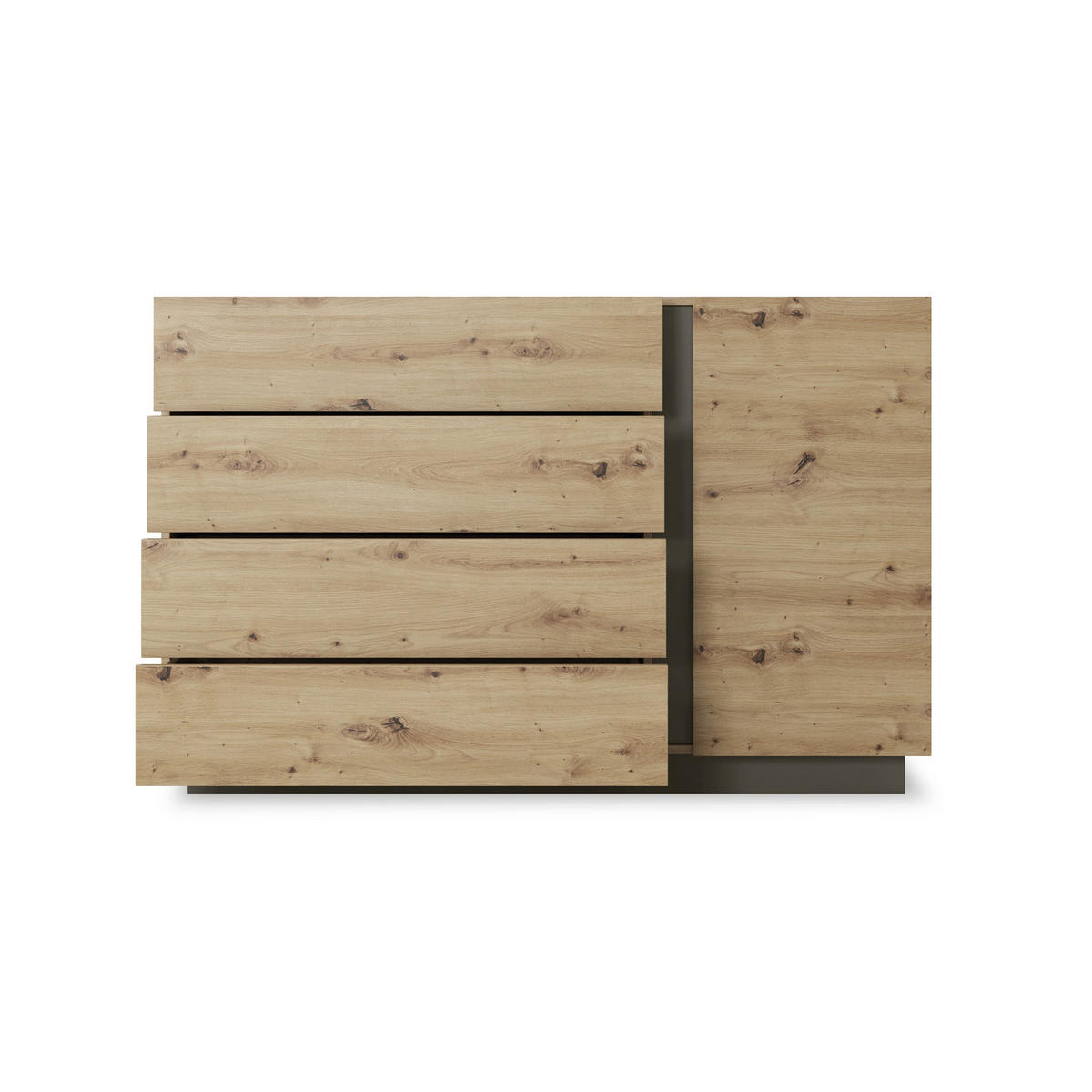 KOMMODE Armelia - Beige, Holzwerkstoff (138.2/90.5/40cm) - Pillovely