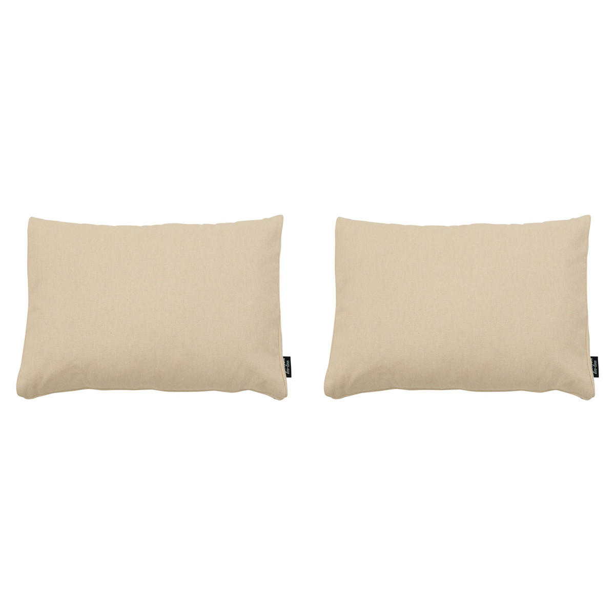 RÜCKENKISSEN Canvas 40/60 cm 2er-Set - Beige, Textil (60/8/40cm) - Madison