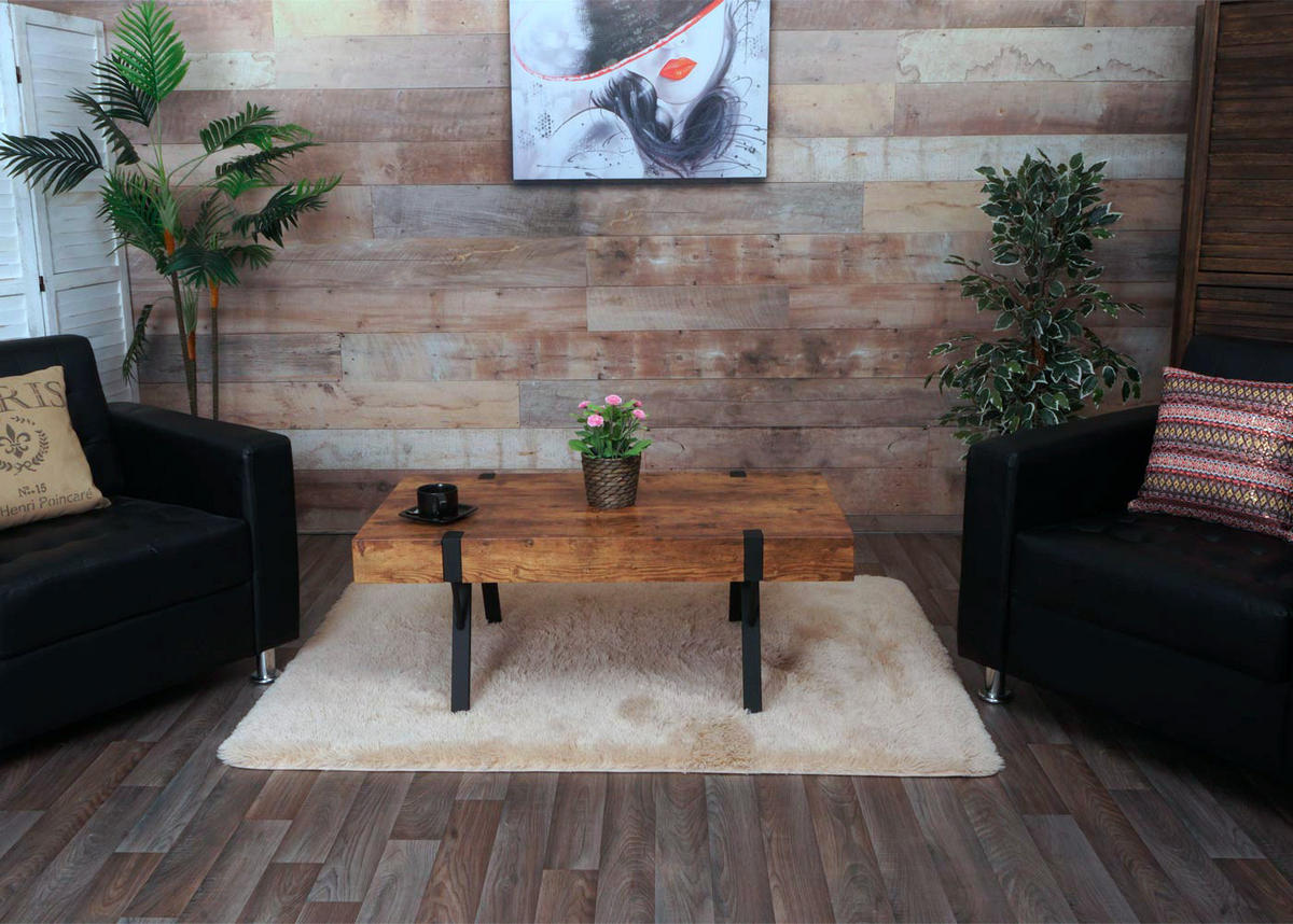 COUCHTISCH eckig Wildeiche Dekor - Wildeiche, Holz (60/110/43cm) - MCW