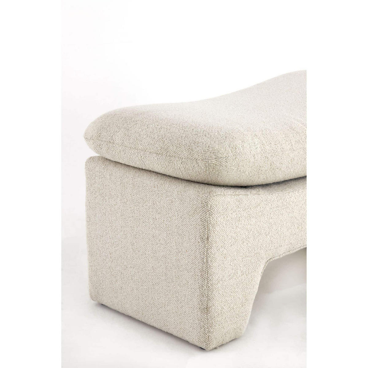 POEF Dasha Braun 80/40/48,5 cm - Beige, Holz (40/48.5/80cm) - Light & Living