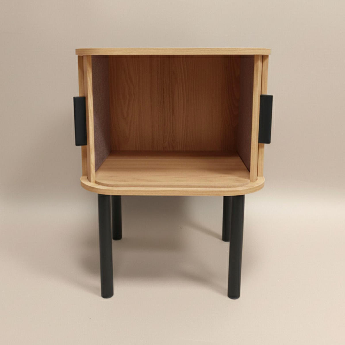 NACHTTISCH Scava 40/40/53 cm - Braun, Holzwerkstoff (40/53/40cm) - EDAXO