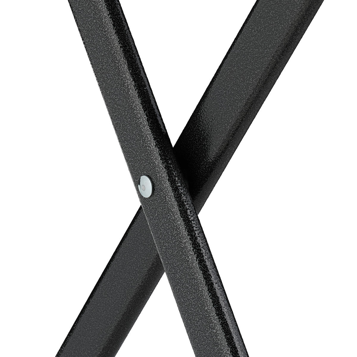 KLAPPTISCH - Schwarz, Kunststoff/Metall (62/62/73cm) - Relaxdays