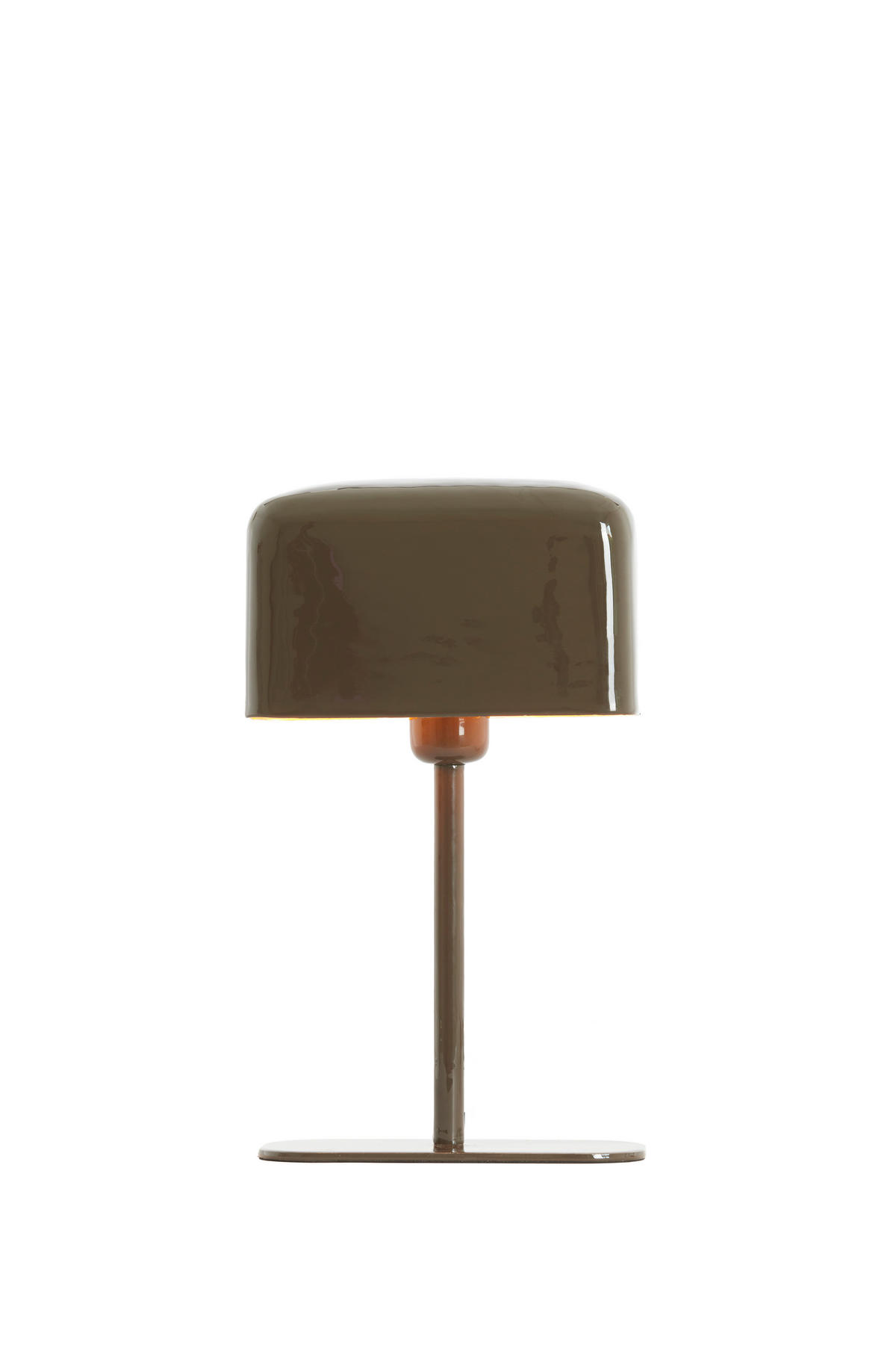 TISCHLAMPE Elenie Braun 20/10/36 cm - Dunkelbraun, Metall (20/10/36cm) - Light & Living