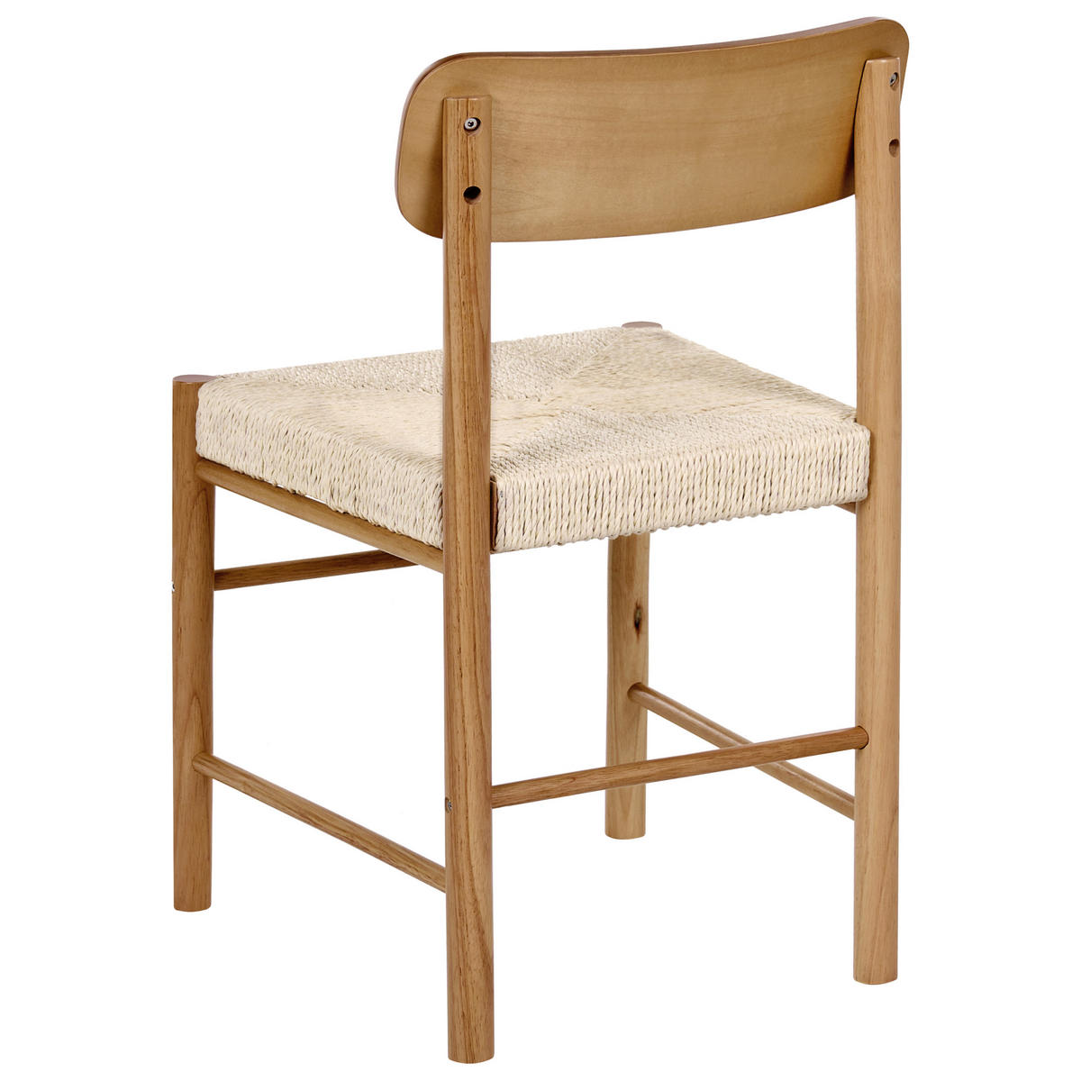 ESSZIMMERSTUHL 2er-Set Holz Braun Digne - Braun, Holz (46/75/46cm) - Beliani