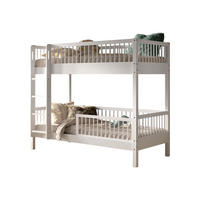 ETAGENBETT 90x200 Keeley Buche Weiß Holz Komfort Stabil Modern - Weiß, Holz (90/200cm) - 58aufmkessel