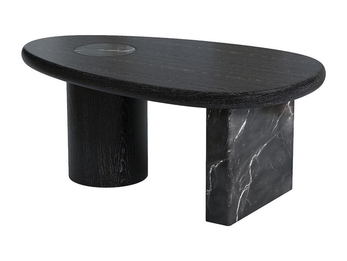 COUCHTISCH - 100 cm x 60 cm - holz - schwarz Marsula - Schwarz, Holz/Holzwerkstoff (60/100/40.5cm) - Vente-Unique