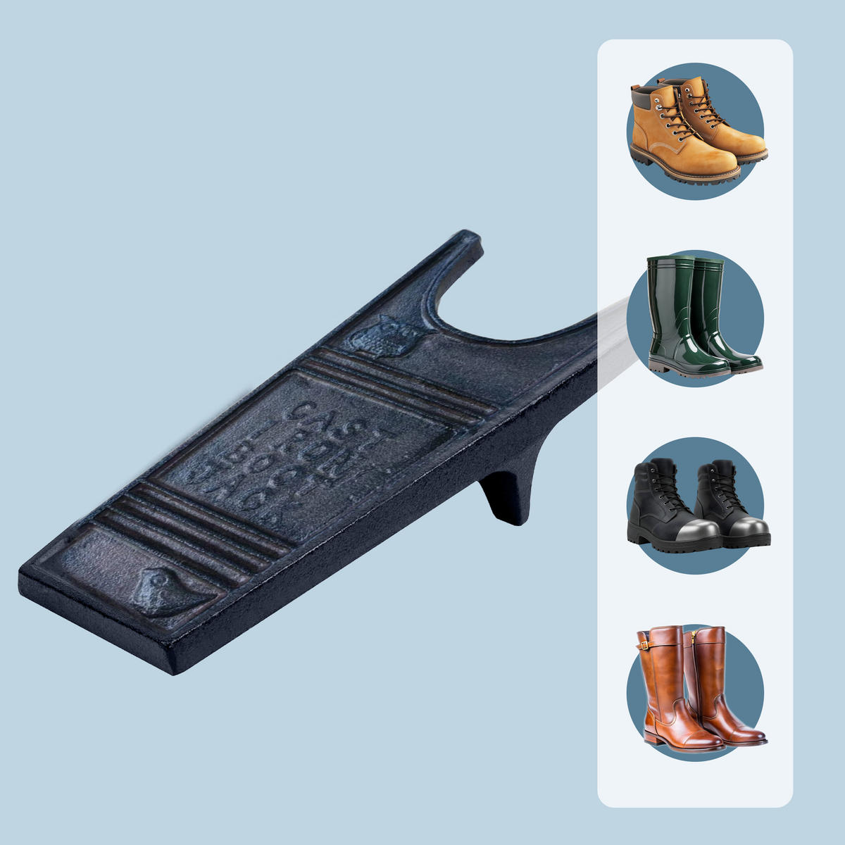 ČEVLJAR - črna, kovina/tekstil (29/7.5/12cm) - Relaxdays