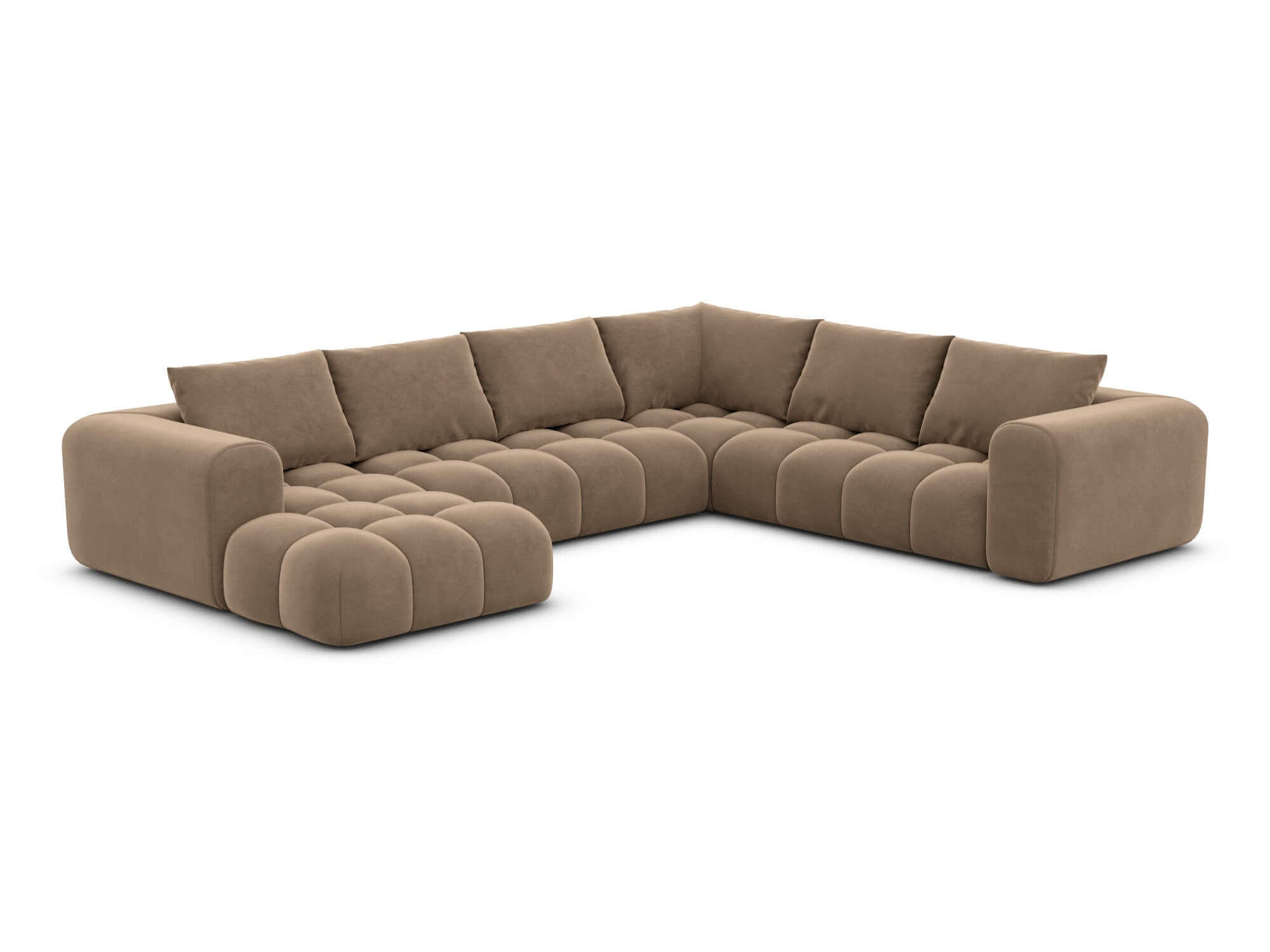 XXXLutz Wohnlandschaft Braun 338x88x267 cm