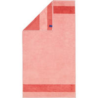 HANDTÜCHER LUXURY DOUBLE 2560 CORAL - 22 - Rot, Textil (80/150cm) - Julius Zöllner