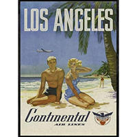 POSTER Amerika Playa De Los Angeles A3 Rahmenlos - Klar, Papier (29.7/5/42cm) - Nacnic