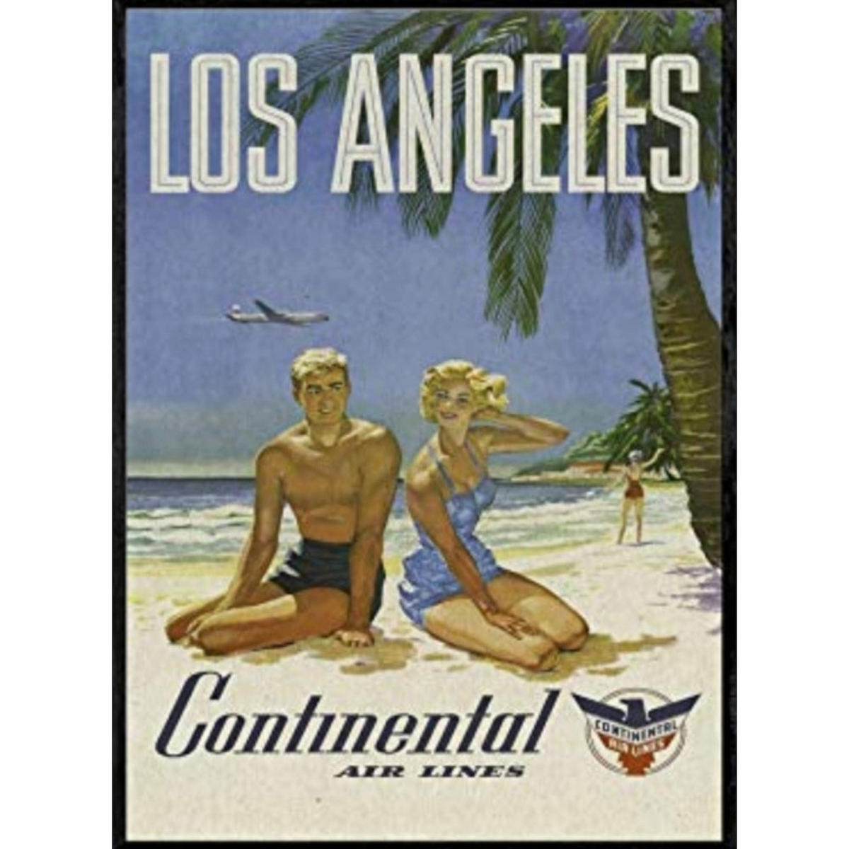 POSTER Amerika Playa De Los Angeles A3 Rahmenlos - Klar, Papier (29.7/5/42cm) - Nacnic