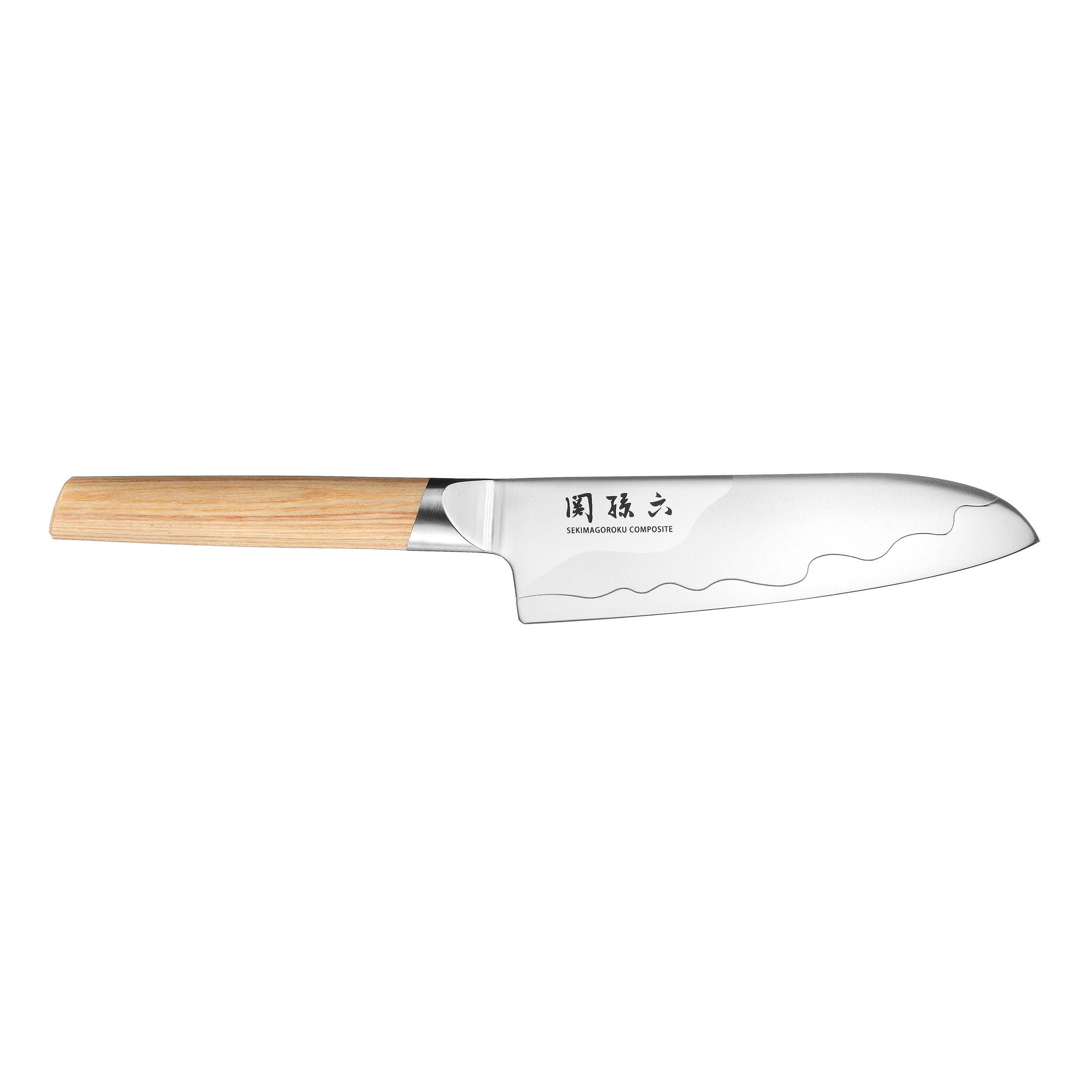 KÜCHENMESSER Seki Magoroku Composite Santoku, 16.5 cm - Silberfarben, Metall (31.5cm) - Kai Messer