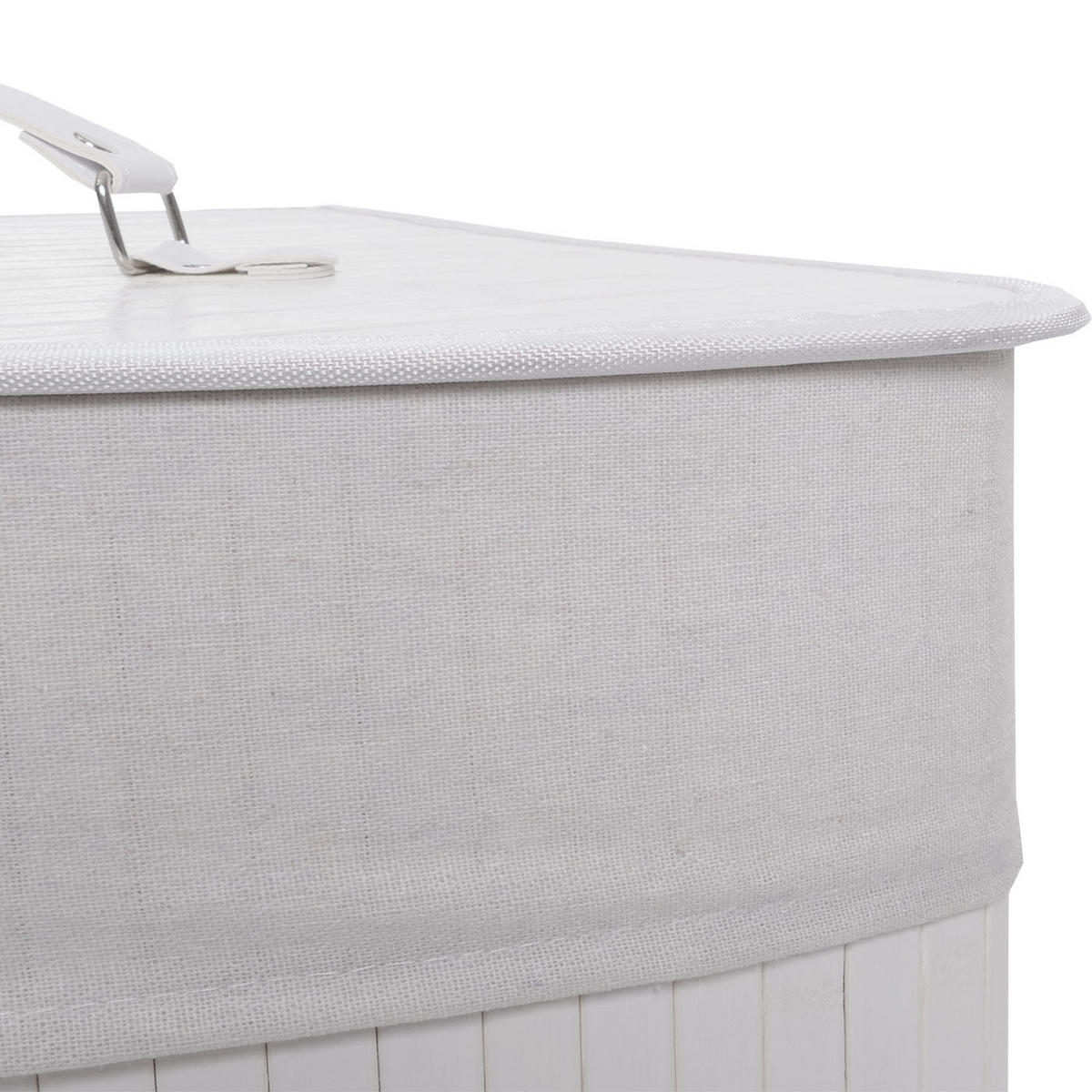 KOŠ NA PRÁDLO ECKWäSCHEKORB Bílý - bílá, textil (48/61/35cm) - MCW