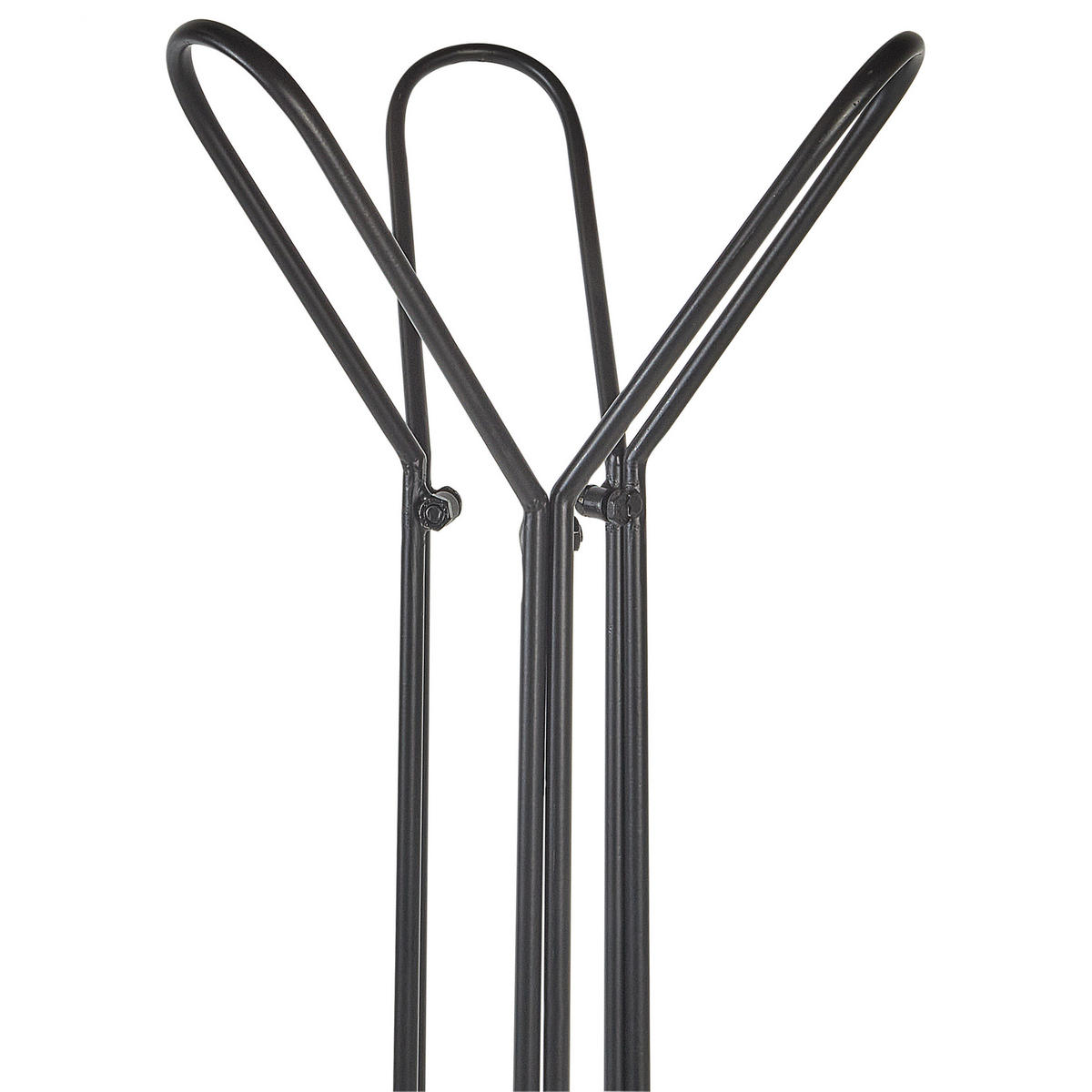 KLEIDERSTÄNDER Metall schwarz 162 cm Britton - Schwarz, Metall (48/162/48cm) - Beliani