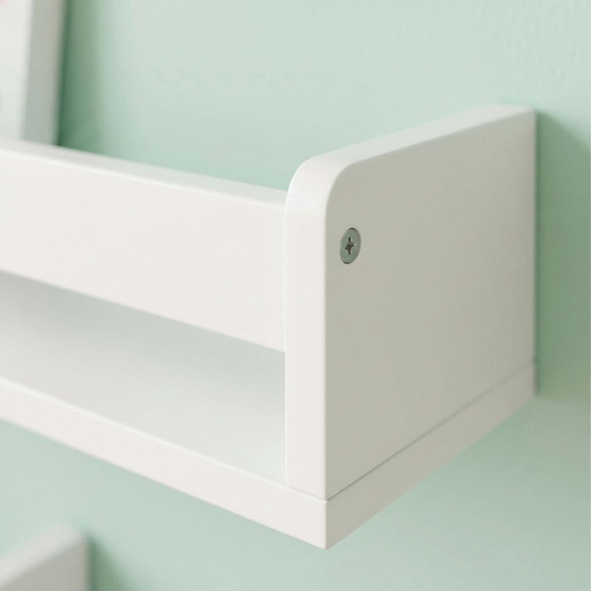 RAFT alb copii perete set-3-piese MDF - alb, compozit lemnos (58/10/12cm) - Relaxdays