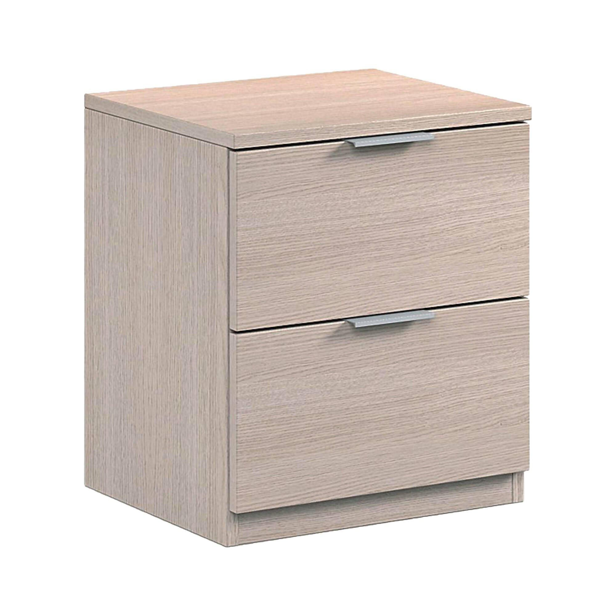 NACHTTISCH Eiche 33.5/38/45 cm - Braun, Holzwerkstoff (38/45/33.5cm) - DMORA
