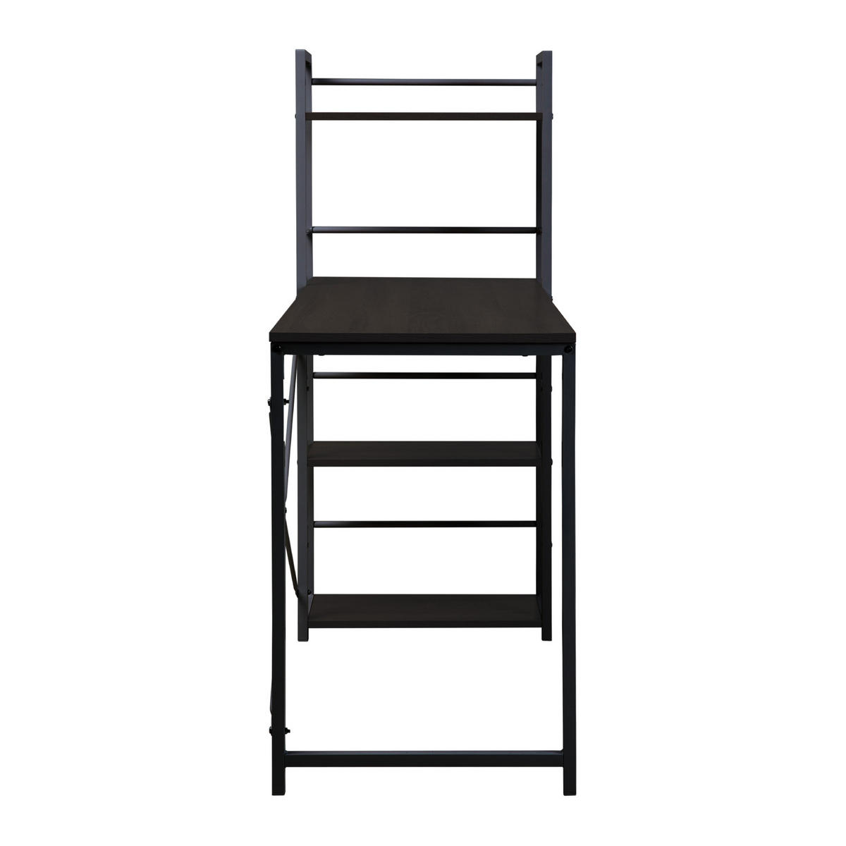 SCHREIBTISCH Schwarz 52/120/72 cm - Schwarz, Holzwerkstoff (120/52/72cm) - Mobili Rebecca