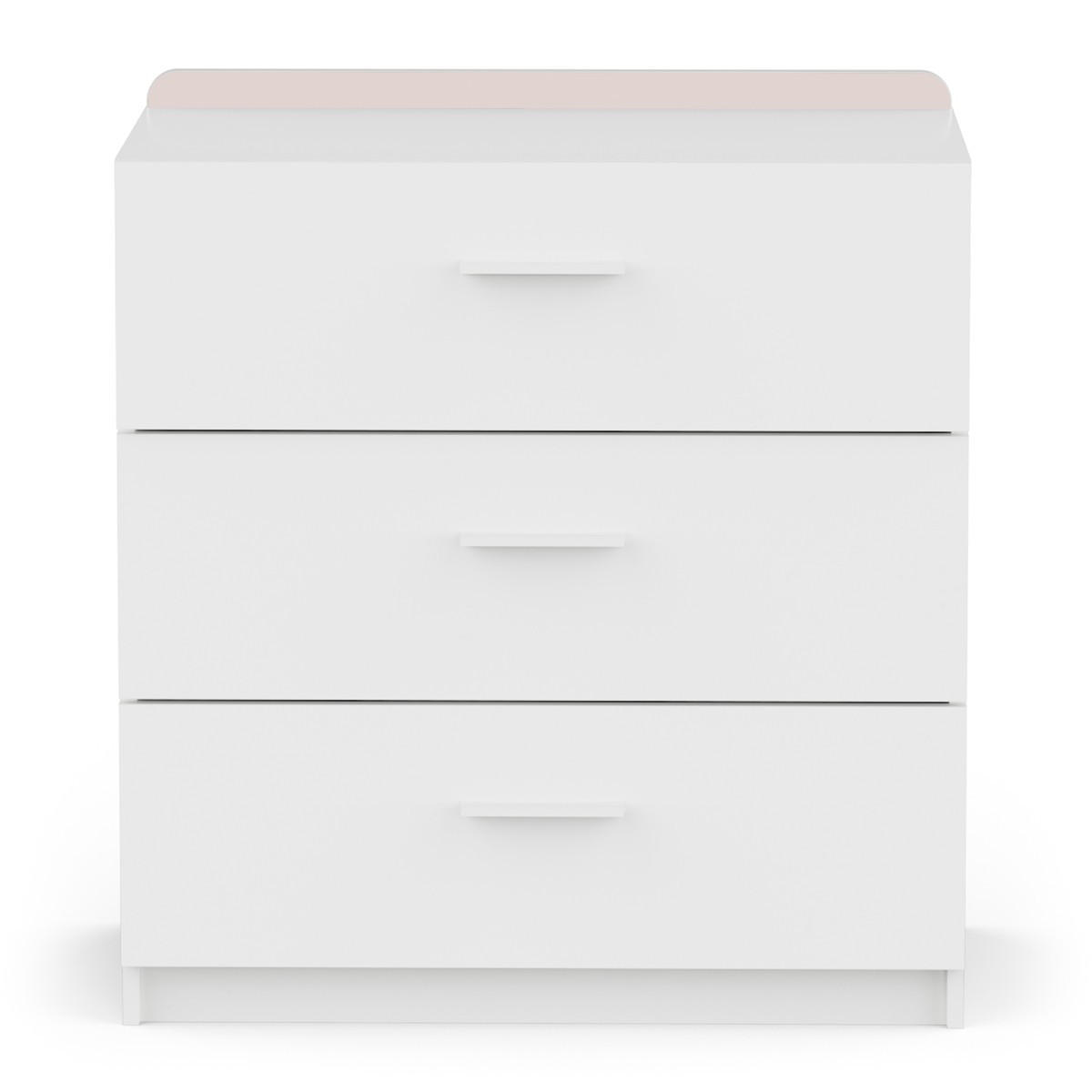 KOMMODE KINDERZIMMER reverso - Weiß, Holzwerkstoff (40.5/83.7/86cm) - Calicosy