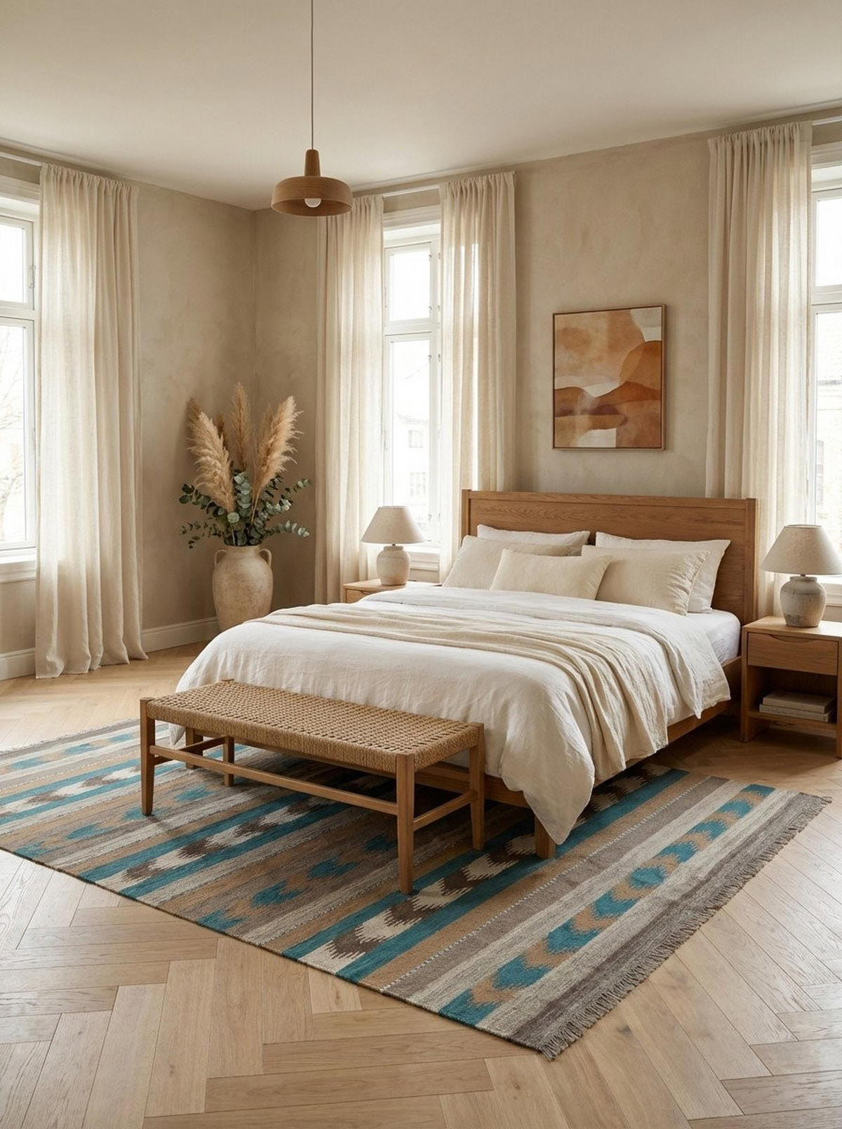 HANDWEBTEPPICH Kelim Gashgai Blaugrau 300/197 cm Schurwolle - Blaugrau, Textil (197/300cm) - Looma