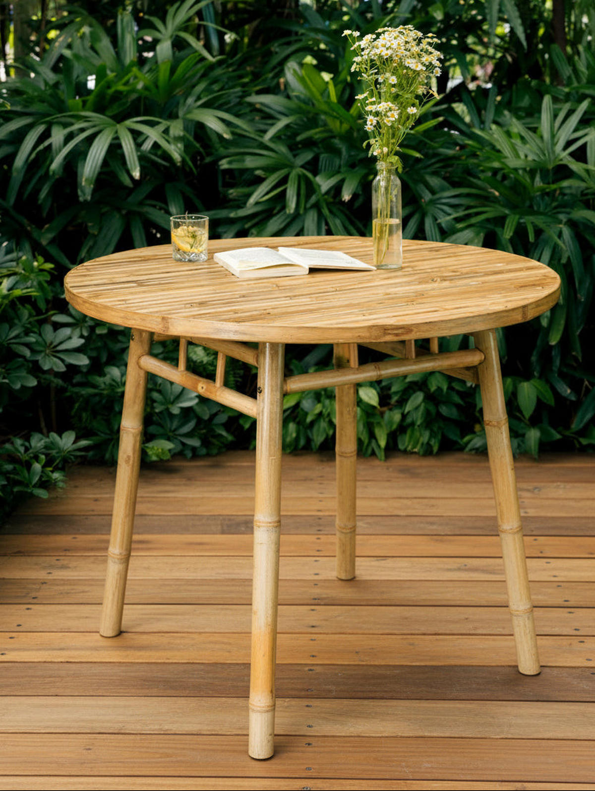 ESSTISCH Runde Braun 90 x 90 x 75.5 (cm) - Braun, Holz (90/90/75.5cm) - Nordlys
