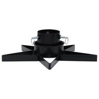 CHRISTBAUMSTÄNDER Schwarz 47/47/13,5 Cm - Schwarz, Metall (47/13.5/47cm) - vidaXL