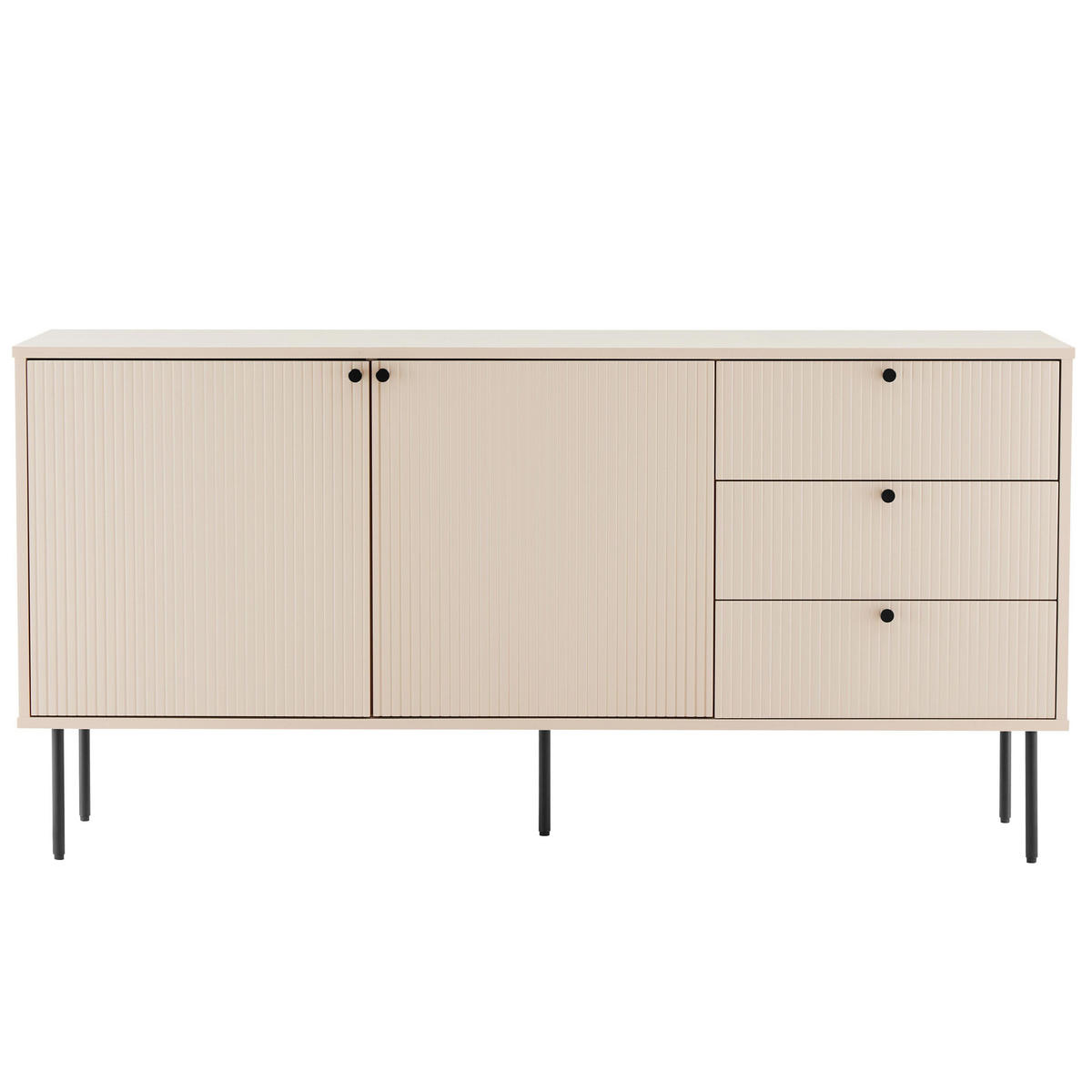 SIDEBOARD 150 cm, Beige - Beige, Holz (40/75/150cm) - Oviala