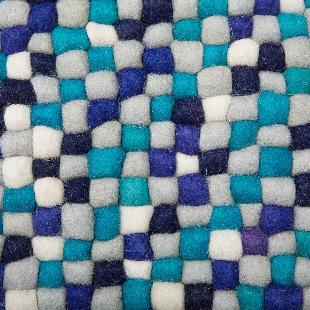FILZKUGELTEPPICH Amdo 230/160 cm - Multicolor, Textil (160/230cm) - Beliani