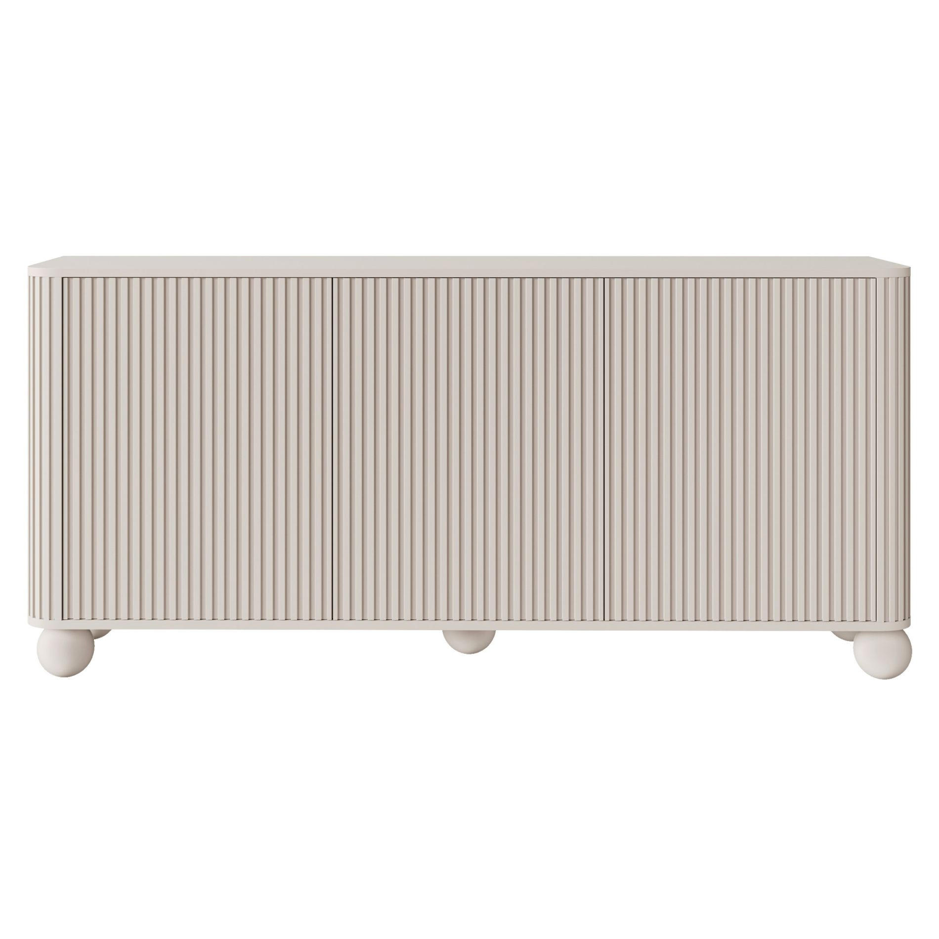 SIDEBOARD Arvello Greige 163 cm - Taupe, Holz/Holzwerkstoff (163.2/83.8/38cm) - Selsey