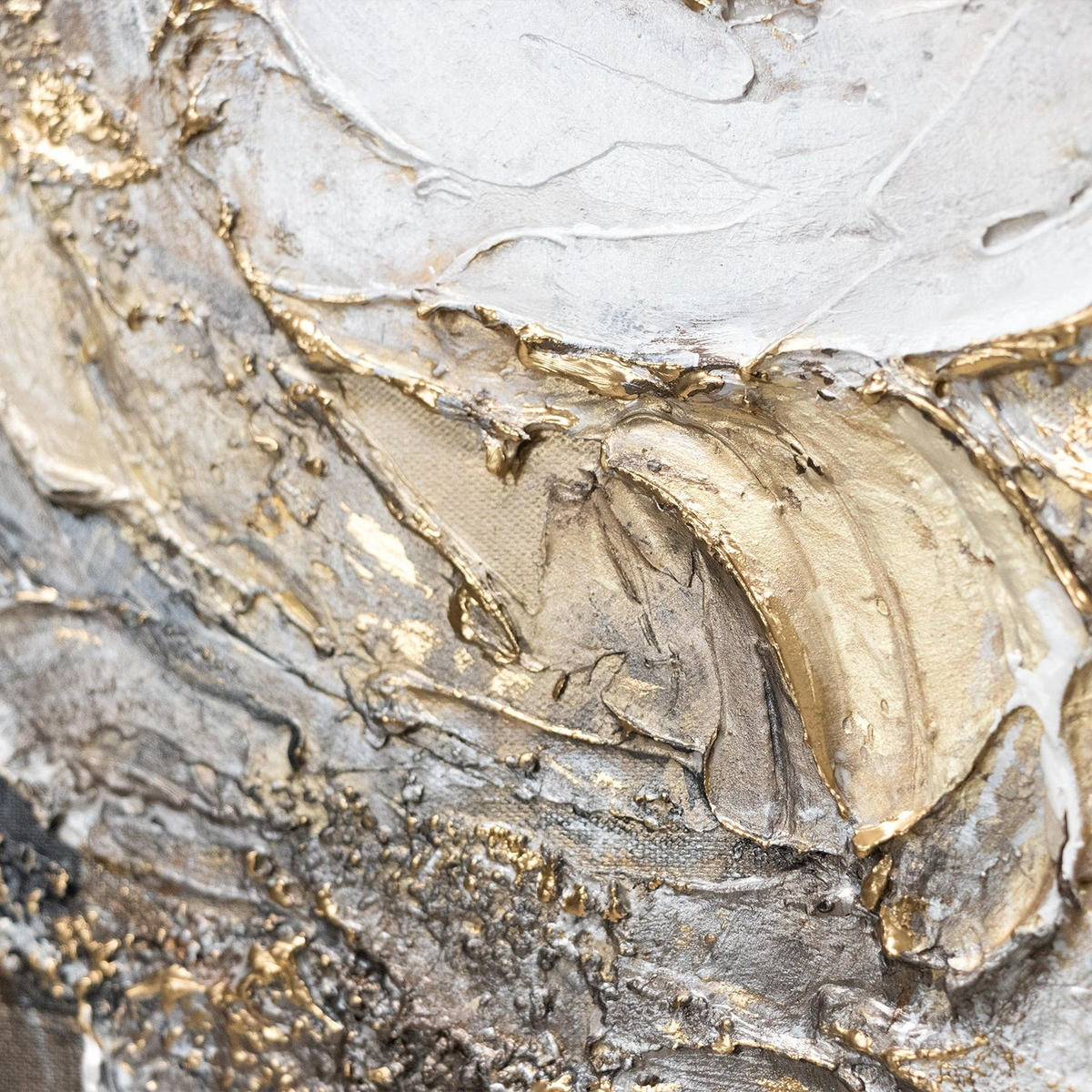 GEMÄLDE Konsonanz Schattenfugenrahmen Grau 100x50 cm - Grau, Holz (100/50cm) - YS-art gallery