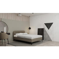 POLSTERBETT Mavilo 140 x 200 cm mit Bettkasten und Lattenrost, Taschenfederkernmatratze 19cm - braun - Braun, Holz (140/200cm) - Homesy