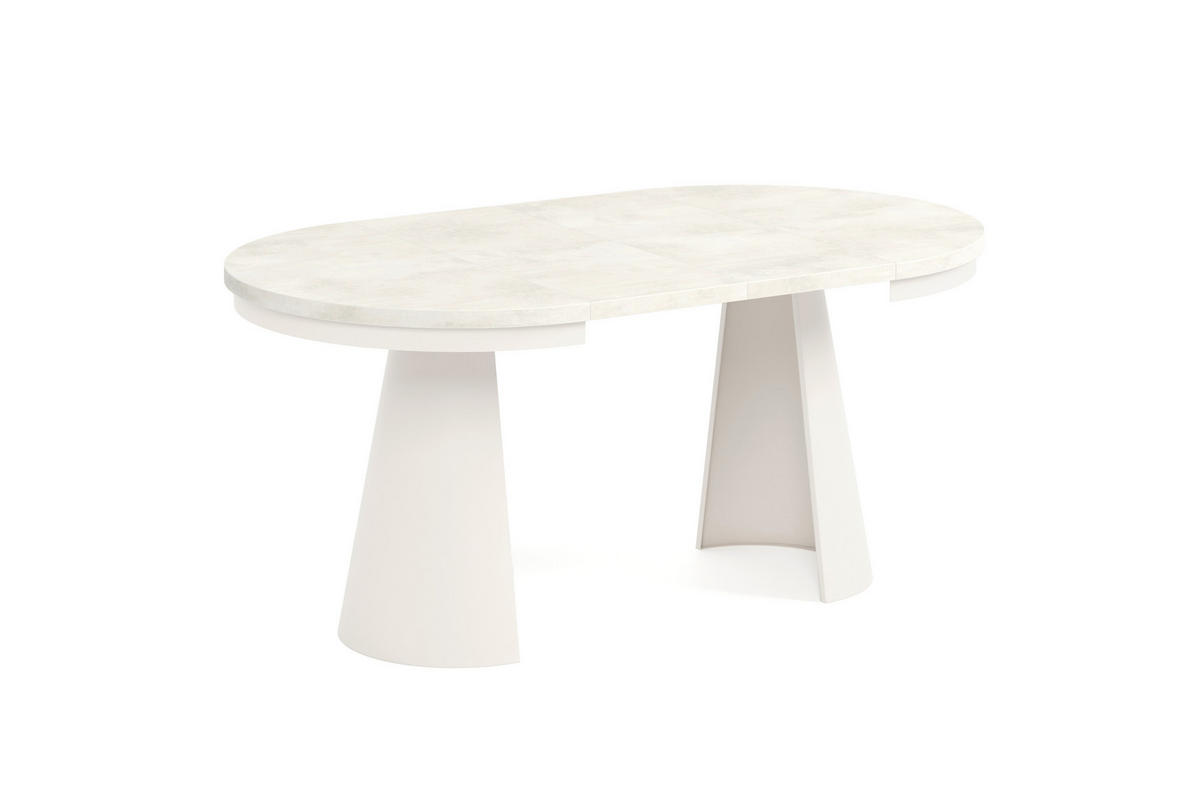 ESSTISCH CALMA Bis - Kaschmir/Beige, Holzwerkstoff/Metall (100/100/76cm) - Meblini