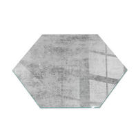 GLASPLATTE für Kamin h40 cm Grau - Grau, Glas (40/40/0.4cm) - ArtPrintCave