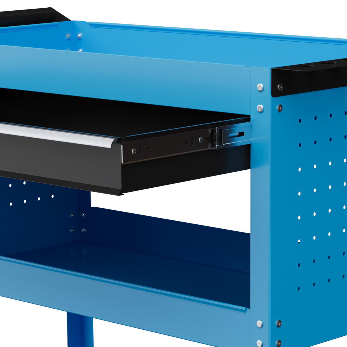 WERKZEUGTROLLEY DE-09524 Blau - Blau, Metall (35/76/82cm) - ComfortXL