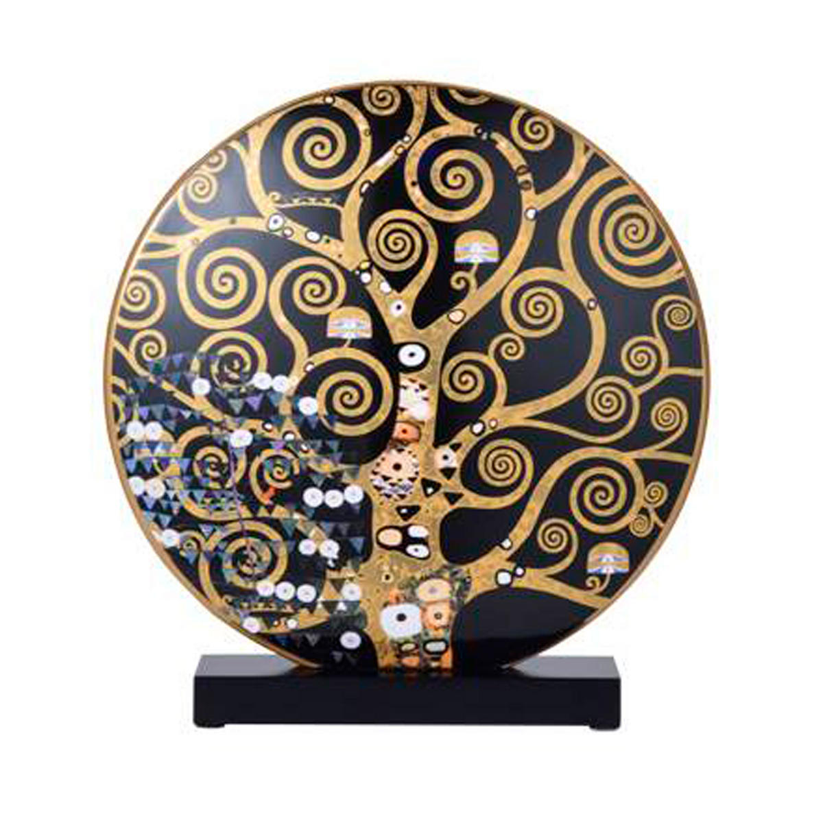 VASE Klimt - Der Kuss / Der Lebensbaum, Porzellan, H 33.5 cm - Multicolor, Keramik (33.5cm) - Goebel