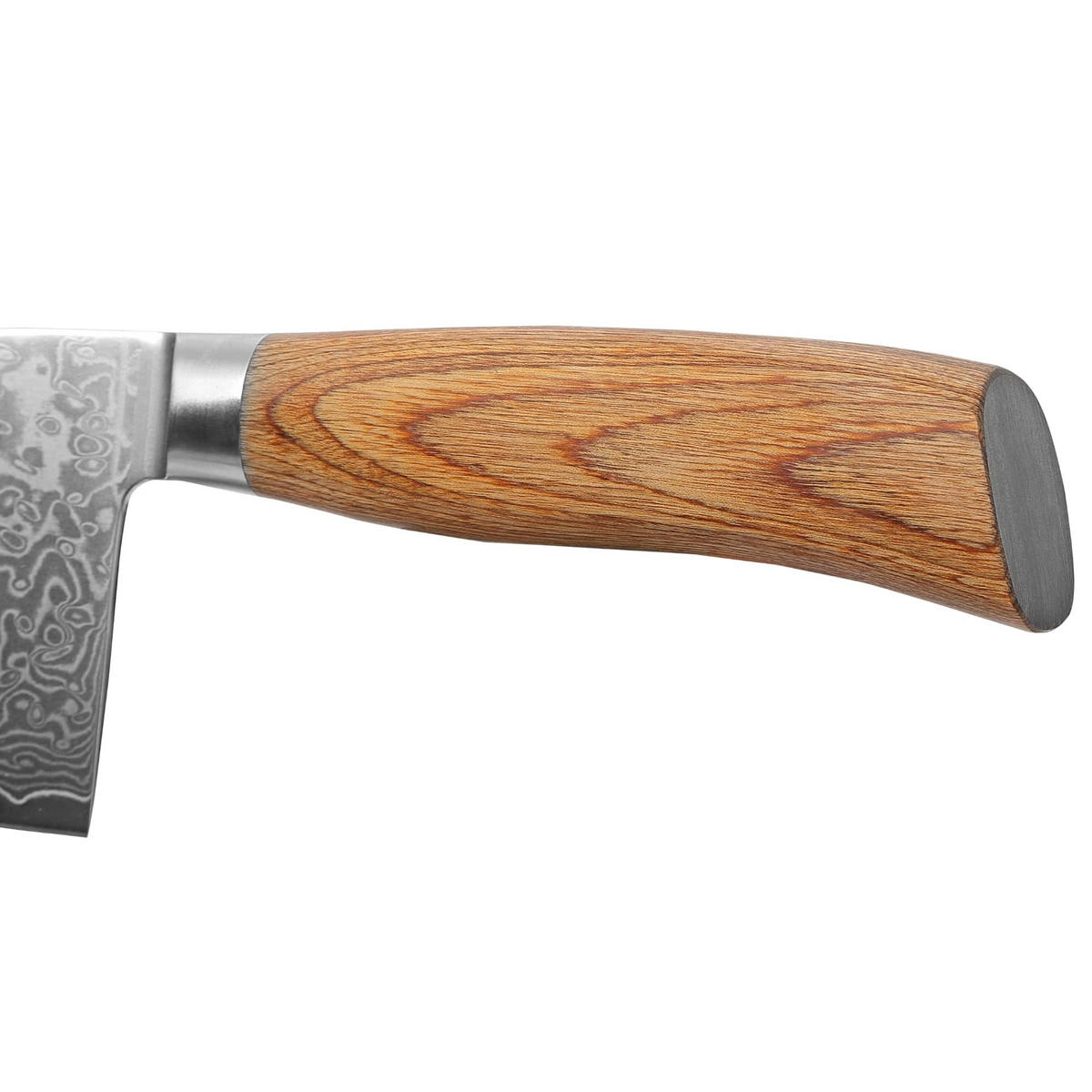 KOCHMESSER 17 cm - Braun, Holz/Metall (32cm) - Wakoli