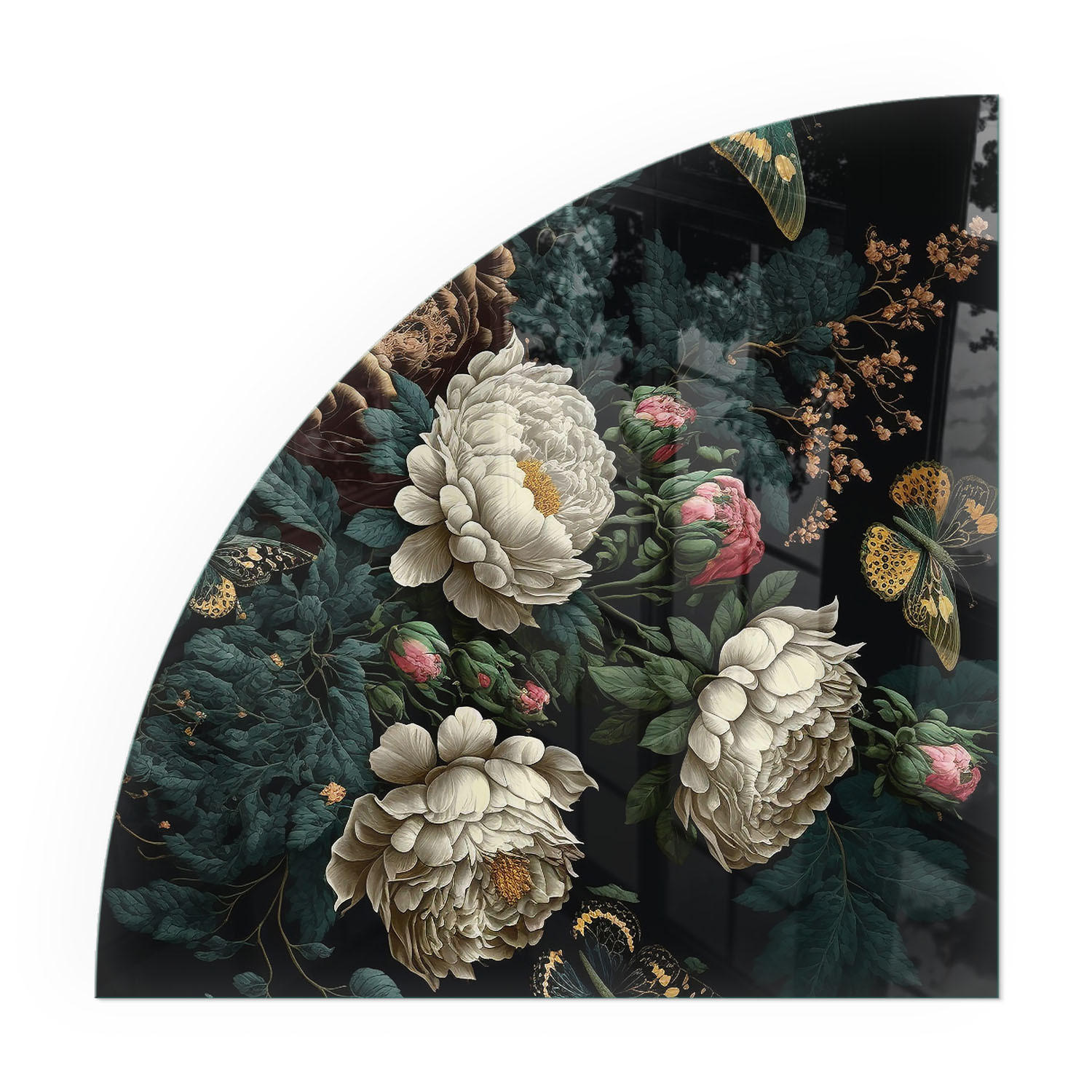 GLASPLATTE für Kamin 100x100 cm - Grün, Glas (100/100/0.4cm) - TULUP