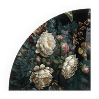 GLASPLATTE für Kamin 100x100 cm - Grün, Glas (100/100/0.4cm) - TULUP