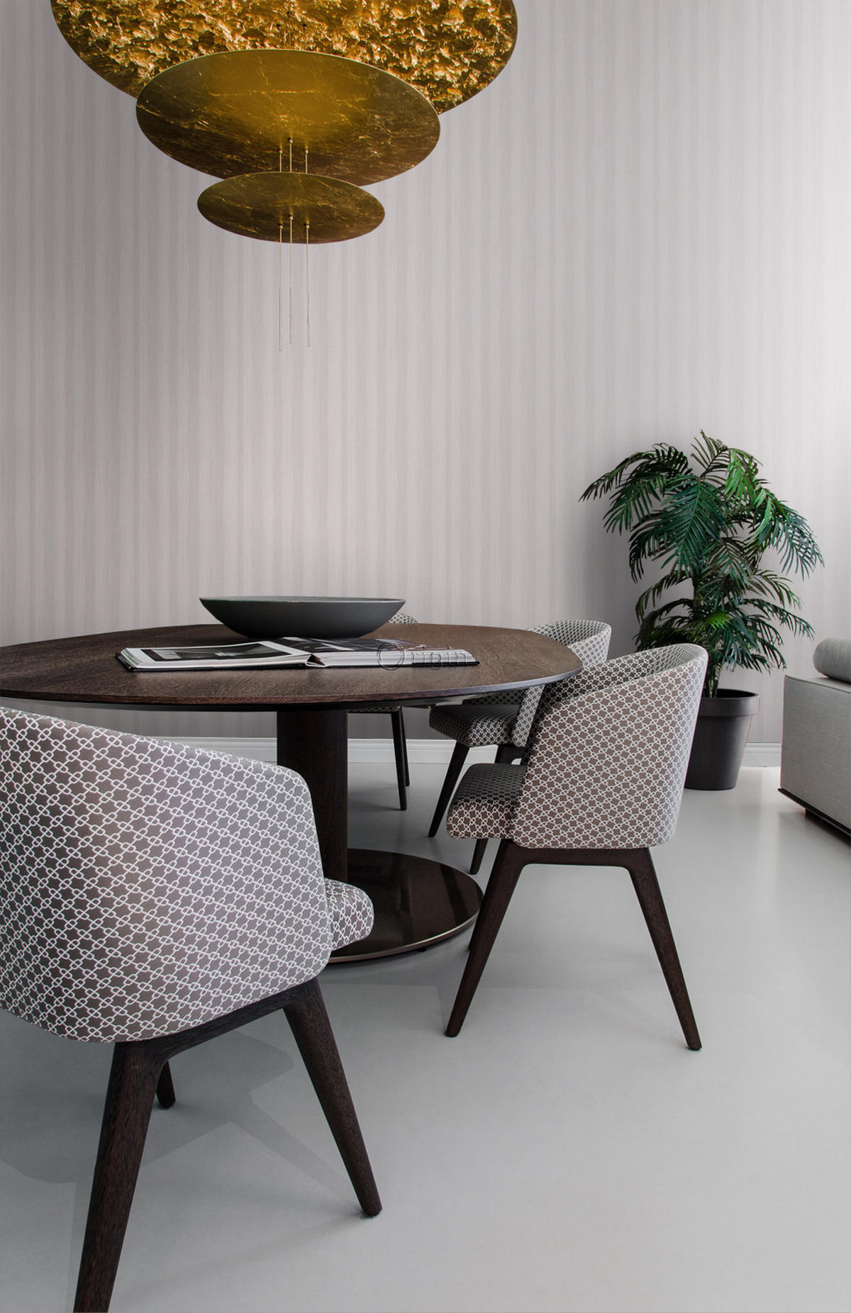 TAPETE Streifenmuster 53 cm x 10.05 m - Pink, Papier (53/1000cm) - Origin Wallcoverings