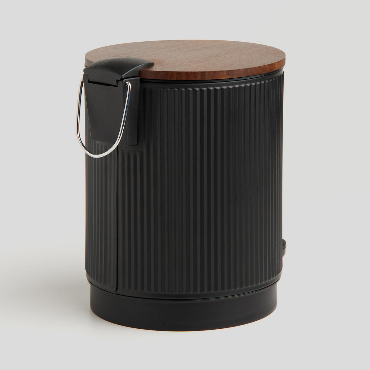 ABFALLBEHÄLTER Baltro - Schwarz, Metall (20.5/26.5/28.5cm) - home&you