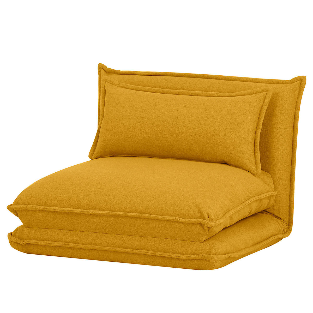 SCHLAFSESSEL - Gelb, Textil (78/56/74cm) - home24