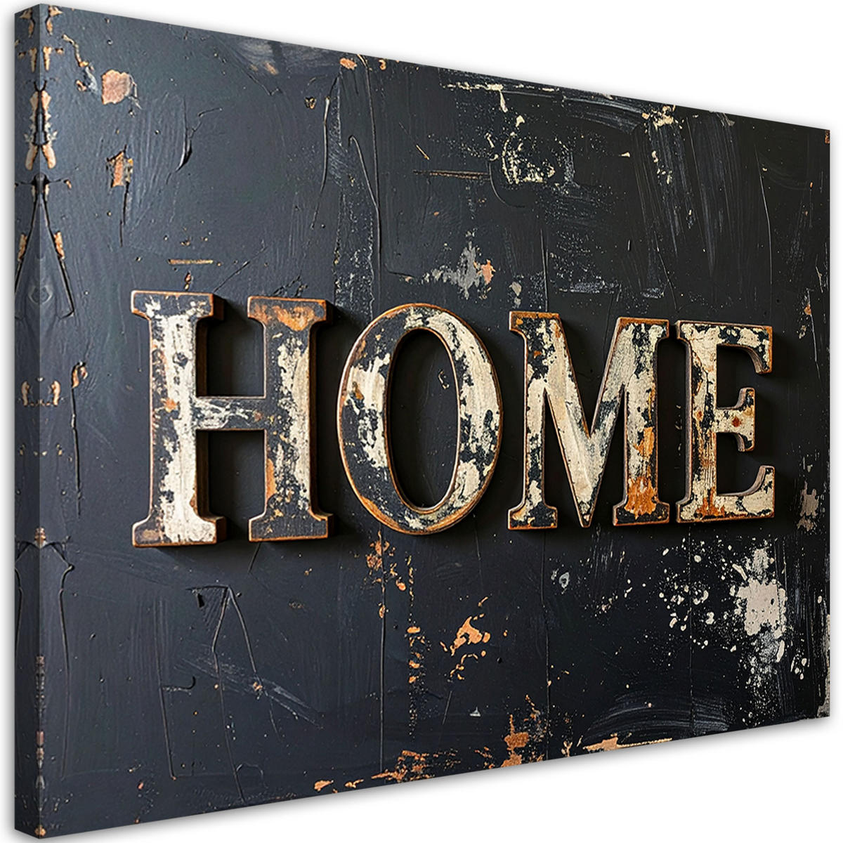 LEINWANDBILD Inschriften und Zitate 60x40cm - Schwarz, Textil (60/40cm) - Feeby