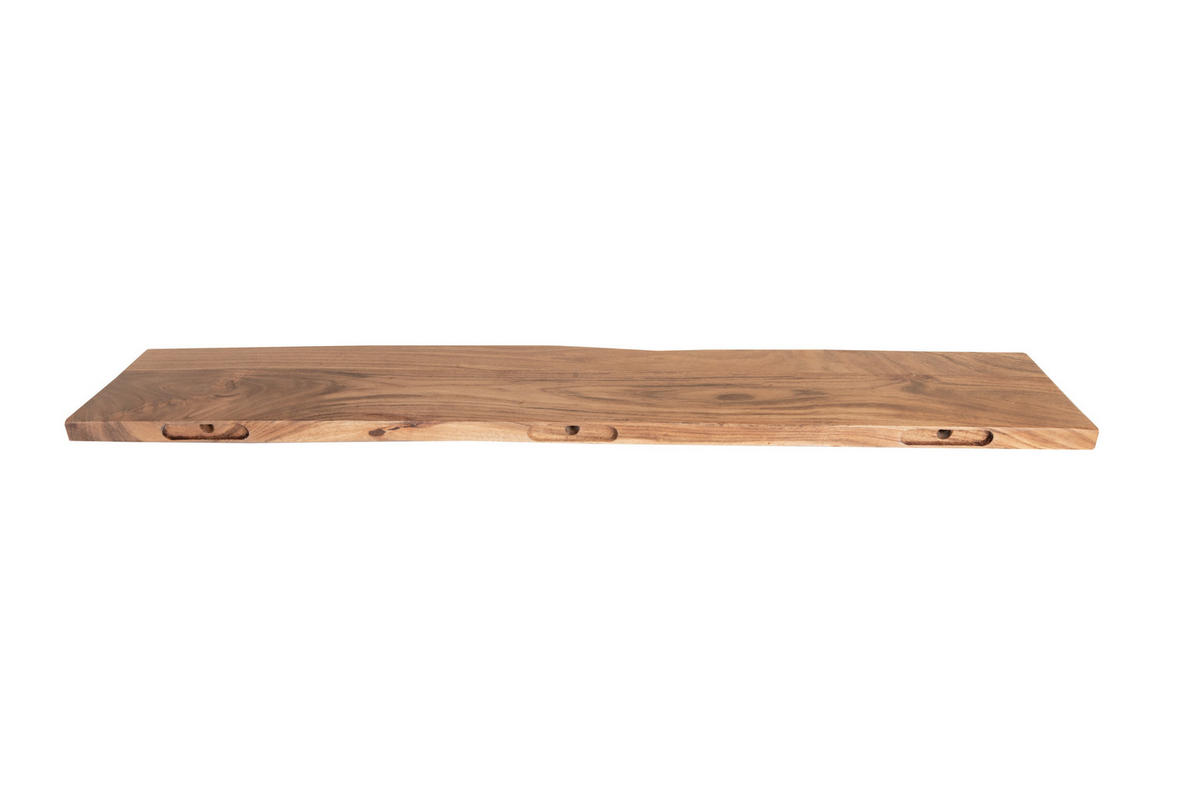 WANDREGAL AMANDA - Beige/Naturfarben, Holz (130/3/20cm) - SAM