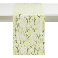 TISCHLÄUFER Tendi - Hellgrün, Textil (180/40/1cm) - home&you