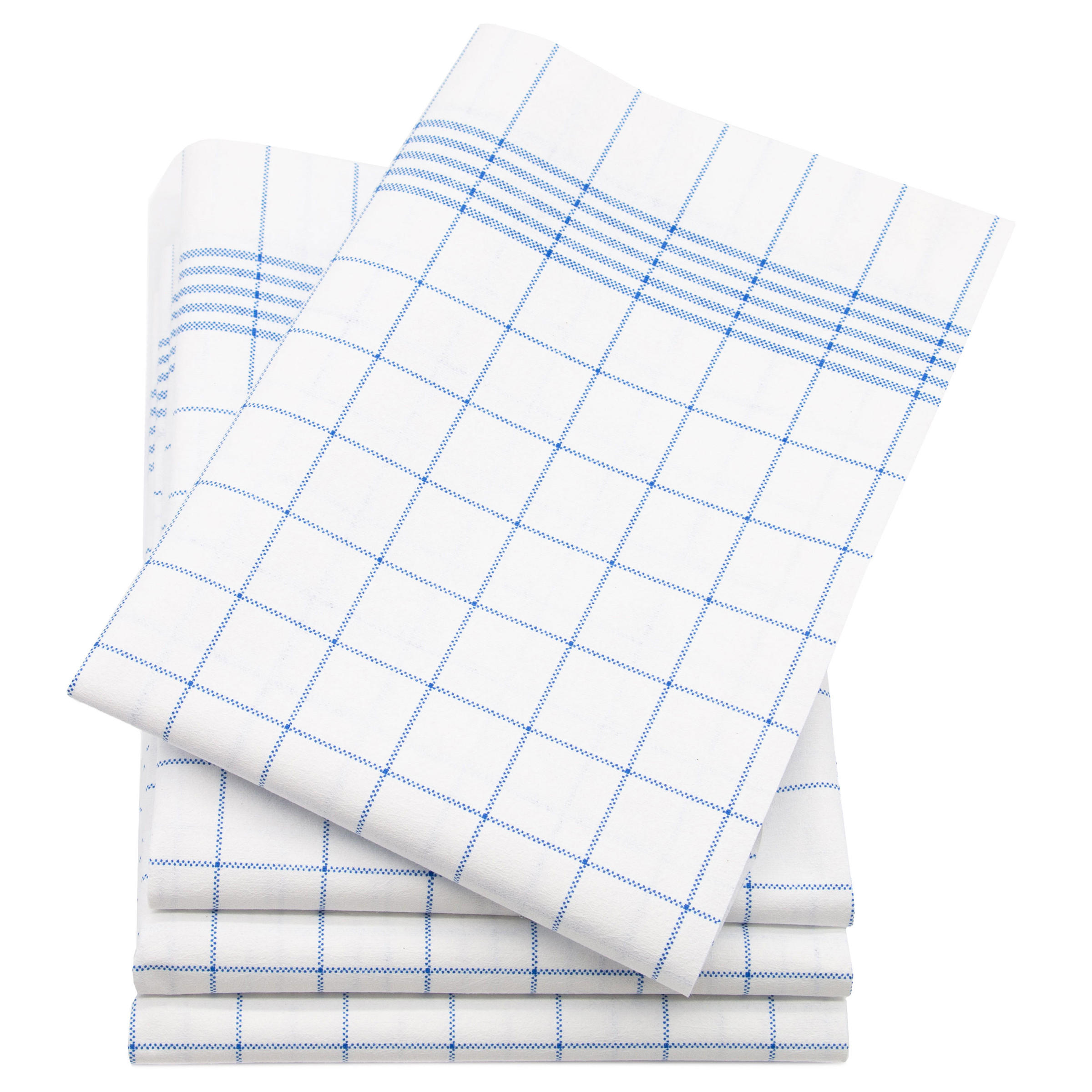 GESCHIRRTÜCHER, 4er-Set, 43x60 cm, 67% Polyester, 33% Polyacryl, Blau - Blau, Textil (43/60cm) - Zollner