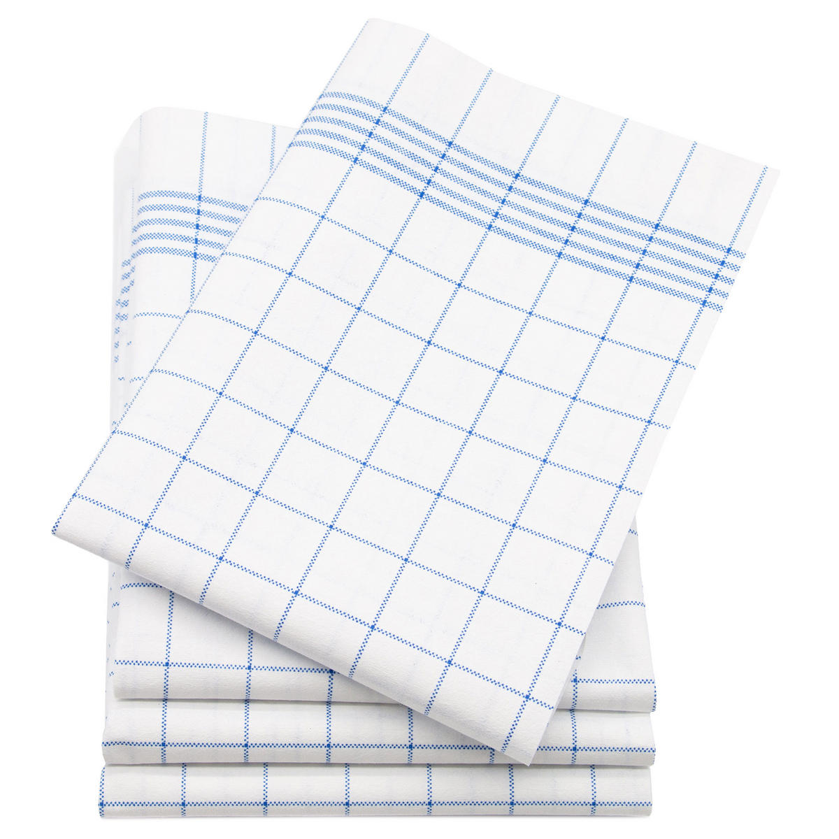 GESCHIRRTÜCHER, 4er-Set, 43x60 cm, 67% Polyester, 33% Polyacryl, Blau - Blau, Textil (43/60cm) - Zollner