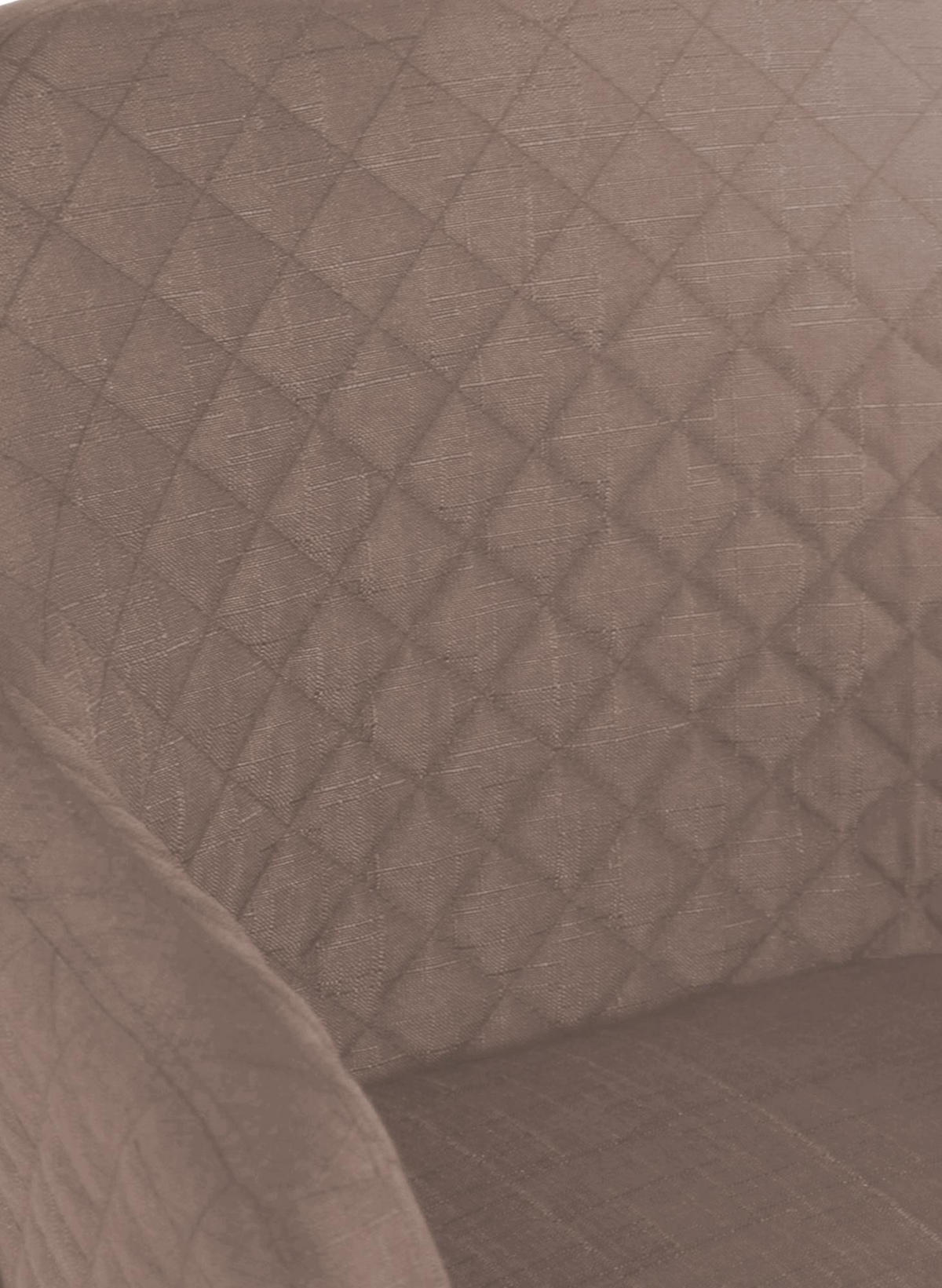 ESSZIMMERSTUHL Stoff Taupe - Taupe/Eukalyptusholzfarben, Holz/Textil (63/84/61cm) - CLP