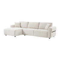 SOFA ohne Schlafmöglichkeit - -Sitzer - Stoff - Beige - - Beige, Textil (296/85/157cm) - Vente-Unique