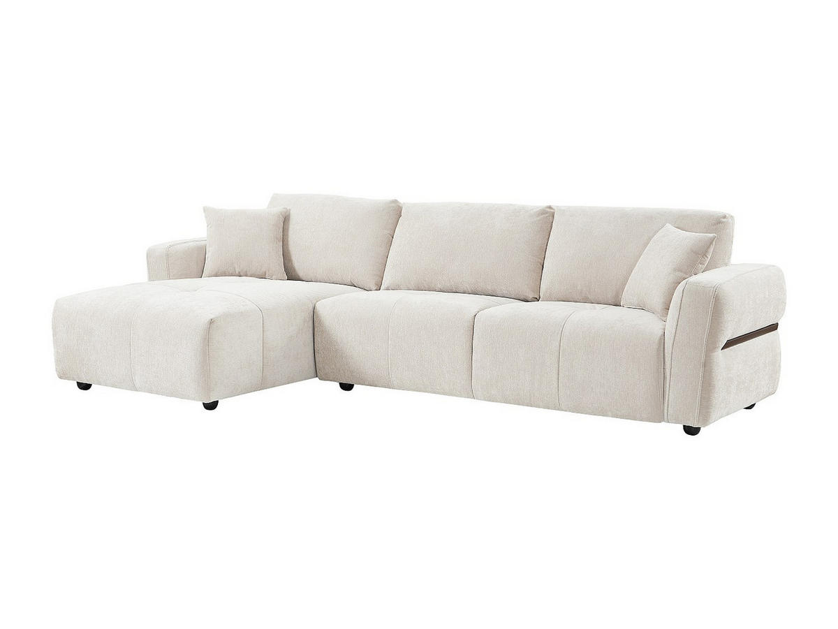 SOFA ohne Schlafmöglichkeit - -Sitzer - Stoff - Beige - - Beige, Textil (296/85/157cm) - Vente-Unique