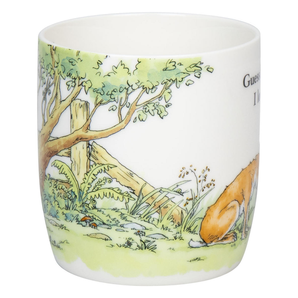 KAFFEEBECHER Guess how much I love you! - Naturfarben, Keramik (0.4L) - Könitz